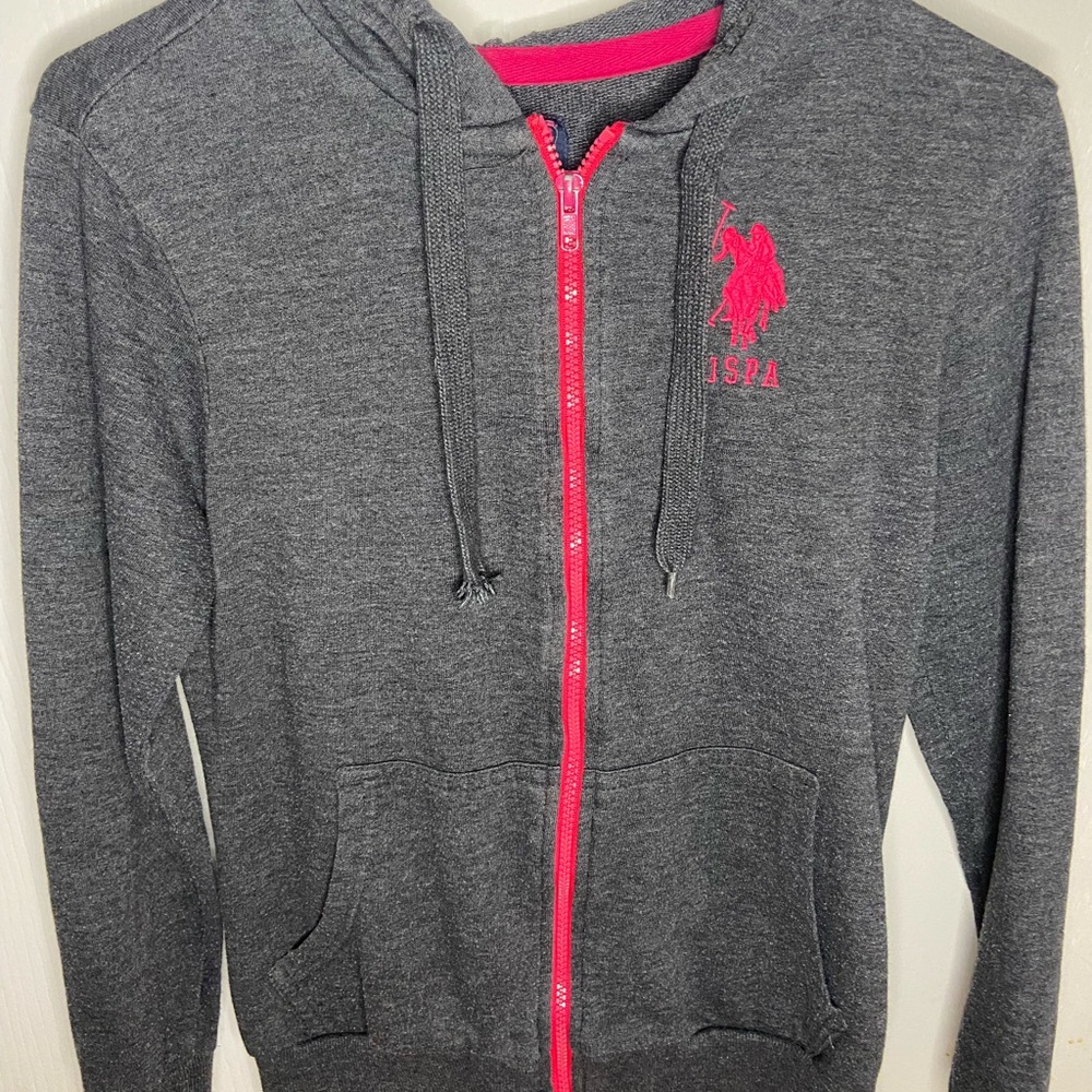 U.S. Polo Assn Zip Up Hoodie